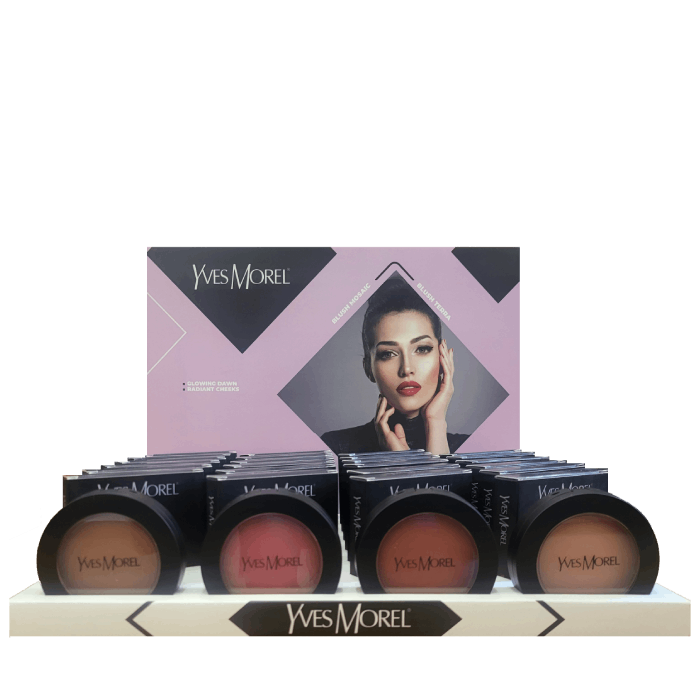 24 Pcs Blush Terra Face Makeup Counter Display