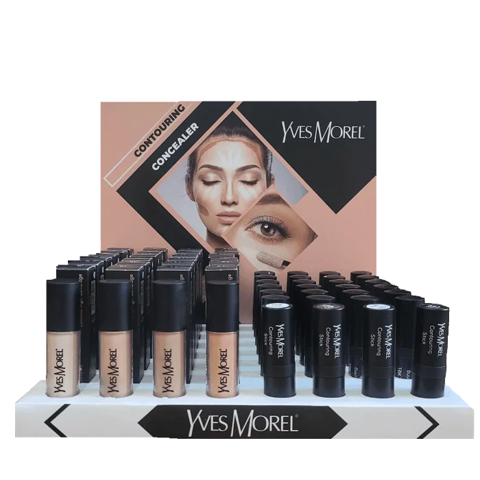 24 Pcs Concealer + 24 Pcs Contouring Stick Counter Display