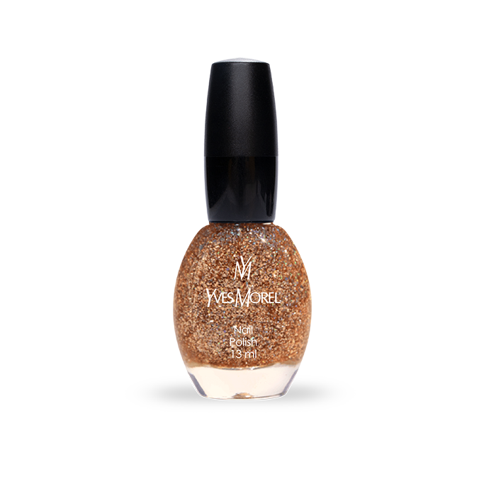 Nail Polish 503 - Earth Gold Glitter